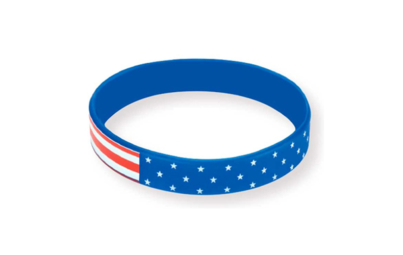 Patriotic Awareness Bracelet 100% Silicone